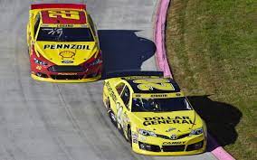 Matt kenseth's pit crew crashes press conference to celebrate. Matt Kenseth Gets His Revenge Crashes Joey Logano During Nascar Chase Race At Martinsville