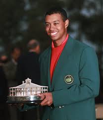 1997 Tiger Woods Won The Masters His First Major Tournament Tiger Woods Masters Jacket Augusta National Golf Club