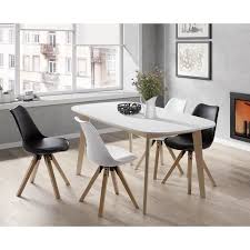 Naiss Table A Manger Extensible De 6 A 8 Personnes Scandinave Pieds Bouleau Massif Plateau Mela Table A Manger Extensible Table Salle A Manger Table A Manger