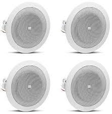 Jbl 8124 4 Inch Full Range In Ceiling Loudspeaker With 70 Volt 100 Volt Taps 4 Pack Review Loudspeaker Jbl In Wall Speakers