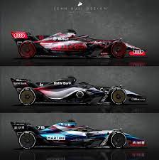 Formula 1 , livery designs , opinion. F1 2021 Regulation Concepts And Liveries Audi Bmw Porsche Formula1