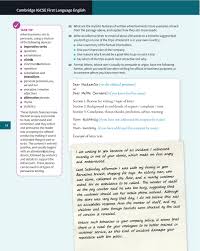 Despite the formality, letters can still have a friendly tone, especially because they include brief introductions before getting to the main point. Cambridge Igcse First Language English Coursebook Fourth Edition By Cambridge University Press Education Issuu