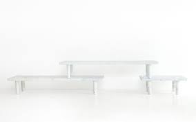 Jasper Morrison Variation 12 Carrara Tables Contemporain Galerie Commode