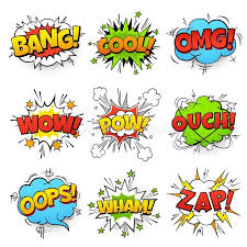 Illustration About Comic Words Cartoon Speech Bubble With Zap Pow Wtf Boom Text Comics Pop Art Balloon Cartoon Speech Bubble Pop Art Comic Pop Art Background