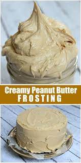Creamy Peanut Butter Frosting Peanut Butter Frosting Recipe Frosting Recipes Easy Frosting Recipes