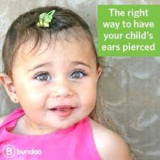 The Right Way To Have Your Child S Ears Pierced Baby Ear Piercing Infant Ear Ear Piercings