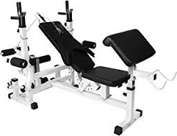 Gorilla Sports Banc De Musculation Universel Avec Support Pour Halteres Machine Musculation Banc De Musculation Musculation