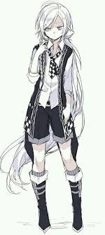 Before long, assassins from the demon world come for lu, and ciel gives his life to protect her. Anime Boy Long White Hair Shefalitayal