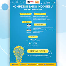 Check spelling or type a new query. Posi Kompetisi Sains Indonesia Posi 2021 Gratis Facebook