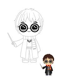 View iscrizione harry potter attraverso pitturare pictures. Harry Potter Kawaii Da Colorare Novocom Top