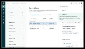 Screenshot of Zendesk