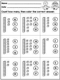The numbers from 11 to 19 are composed of a ten and few ones. Place Value Kindergarten Worksheets Tens And Ones Tens And Ones Worksheets Tens And Ones Kindergarten Math Worksheets