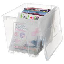 Samla Box With Lid Transparent 39x28x28 Cm 22 L Ikea Ireland Laundry Room Storage Laundry Room Storage Shelves Room Storage Diy