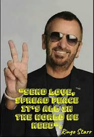 What's happening peace and love is happening thank you peace and love  Ringo. ✌️🌟❤️🎶🌈🥦🍒🎶😎☮️