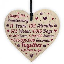 After 11 years together you are sure to know each other so well, but it doesn't mean your other half might not be a nightmare to buy gifts for! 11th Wedding Anniversary Card For Husband