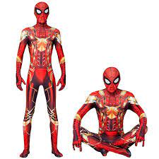 5 out of 5 stars with 2 ratings. Golden Iron Spider Man Cosplay Costume Spiderman Zentai Suit For Adult Kids Ebay
