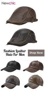 Fashion Leather Hats For Men Newchic Hats For Men Winter Hats For Men Mens Outfits