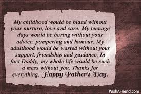 Thank you for all your love, encouragement and support! Father S Day Wishes