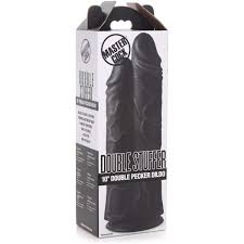 Master Cock Double Stuffer 10 Inch Dildo - Black For Sale On » HD Sex Toys
