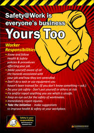 Workplace Safety Is Everyone S Business A3 Size Workplace Safety Poster Outlining Responsibilities For Workplace Safety Health And Safety Poster Safety Quotes