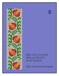 Wir haben die besten 2021 von perlenarmband im ausverkauf. Perlen Loom Vintage Floral Border 5 6 7 Von Mytreasureisland Perlenweberei Perlenarmband Muster Perlenblumen