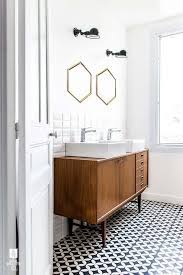 Eliason 60 double bathroom vanity set : 37 Amazing Mid Century Modern Bathrooms To Soak Your Senses