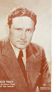 Ritratto di cartolina dell'attore Spencer Tracy. L8