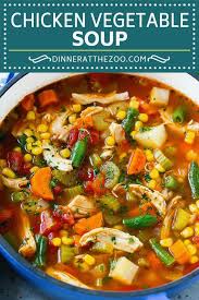 Hearty Chicken Vegetable Soup Supergolden Bakes In 2020 Vegetable Soup With Chicken Chicken Vegetable Soup Recipes Vegetable Soup Recipes