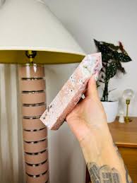 Pink Agate Tower Druzy Crystal Gifts Home Decor Mineral Chakra Crystal  Tower Gift Crystals Petal Agate