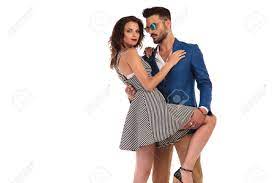 Riley audino on august 29, 2018 at 4:38 pm. Man In Love Looks Seductively At His Woman While Holding Her Stock Photo Picture And Royalty Free Image Image 97959000