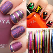 0 72 nail art striping tape design lines set 30 color available bornprettystore com line nail art lines on nails tape nail art