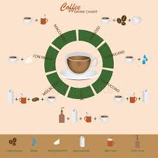 Coffee Type Chart Stock Vectors Royalty Free Coffee