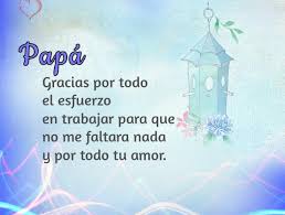 Dedicatoria De Amor Para Mi Padre