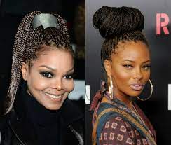 Celebrity Box Braids Hairstyles Braids For Black Women Big Box Braids Afro Braids