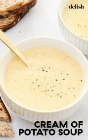 Cream Of Potato Soup Is Super Rich And Comforting Recipe In 2020 Cream Of Potato Soup Recipes Soup