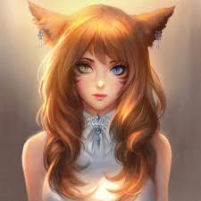 Foxy Lady Anime Neko Girl Anime Art Girl Fox Girl