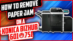 Please choose the relevant version according to your computer's operating system and click the download button. Konica How To Remove Jams On Konica Bizhub 601 751 And Various Others Youtube
