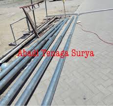 Tiang lampu jalan pju 9 meter bulat. Jual Tiang Pju Tiang Lampu Jalan 7 Meter Bulat Double Arm Kota Surabaya Panel Tenaga Surya Tokopedia