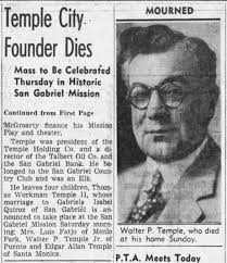 Joy Will Be Tempered With Sorrow”: The Death of Walter P. Temple and the  Marriage of his Son Thomas, November 1938 -The Homestead Blog