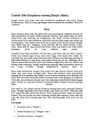 Sample essay dialogue on flood. Top Pdf Contoh Teks Eksplanasi Tentang Banjir Al 123dok Com