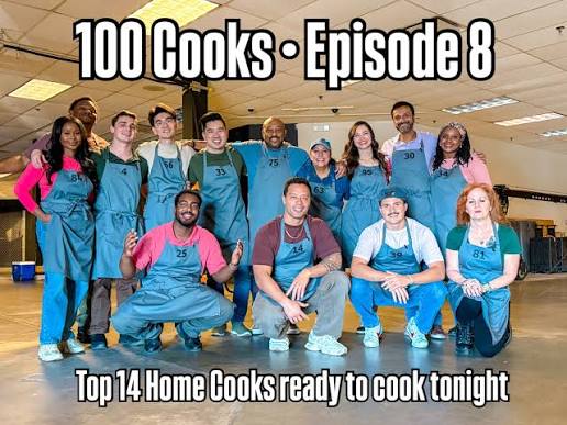 Every single episode, you truly never know what's going to happen and if  you've been watching #100cooks , you already know that. The one thing I did  know? You have to cook