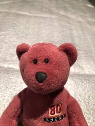 49ers Jerry Rice 80 Bear Limited Treasures Ty Beanie Rare Plush Collectible 