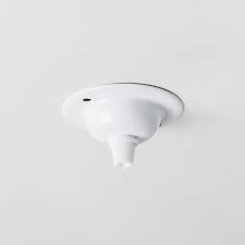 Flush mount ceiling lights are the perfect way to light up your kitchen, living room, bed room, or hallway. Small Ceiling Rose All Colours Enamel Shades