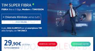 Tim Super Online Promo Con Chiamate Illimitate A 29 90 Euro Al Mese Anche A Marzo 2020 Mondomobileweb It Telefonia Offerte E Notizie