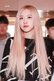 Blackpink Photos Rose In 2020 Rose Hair Blackpink Rose Hair Styles