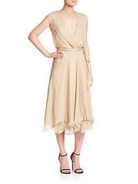 Polo Ralph Lauren Silk Gauze Wrap Dress Dresses Maxi Dress Womens Cocktail Dresses