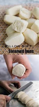 Pillow Soft Chinese Steamed Buns Mantou Recipe Steamed Buns Food Steam Buns Recipe