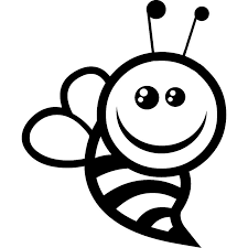Image result for gambar lebah kartun hitam putih ok. 40 Gambar Lebah Hitam Putih Terbaik Riwayat Gallery