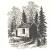 Original Henry David Thoreau Cabin