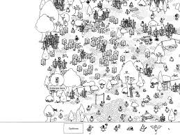 This one's really hard to spot, but he's in the big cluster of cacti! Hidden Folks Walkthrough